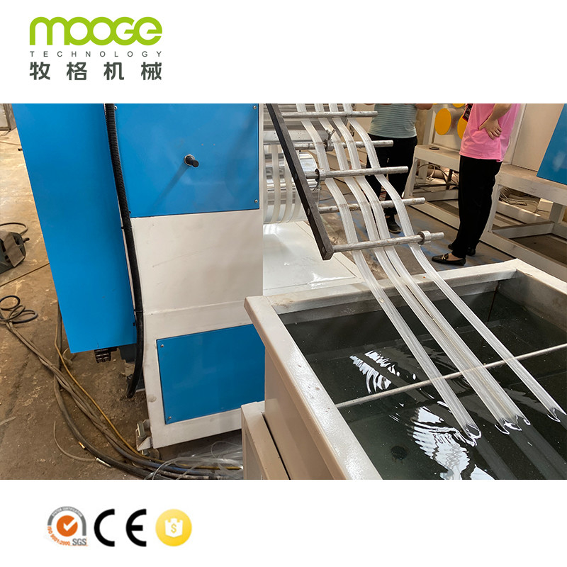 1-2 Manpower Plastic Strap Making Machine Single Screw PET Strap Production Line
