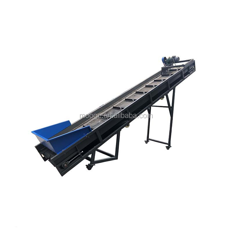 Loading Unloading Chain Conveyor Machine Mobile Conveyor Belt For Bottles
