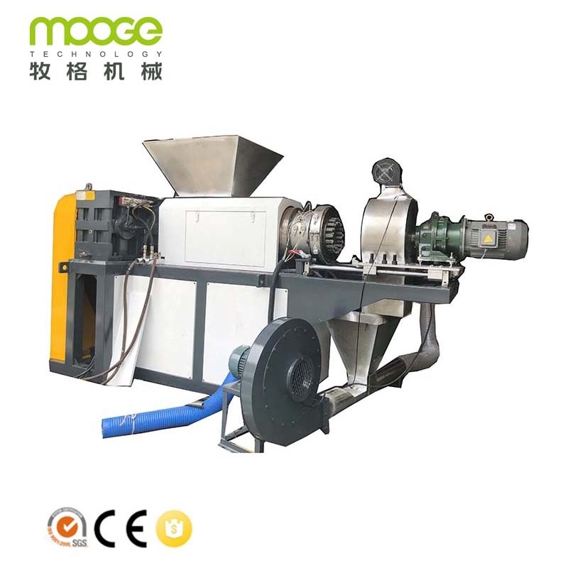 LDPE Plastic Bag Recycling Machine Woven Bag 200-1000kg/H Squeezing